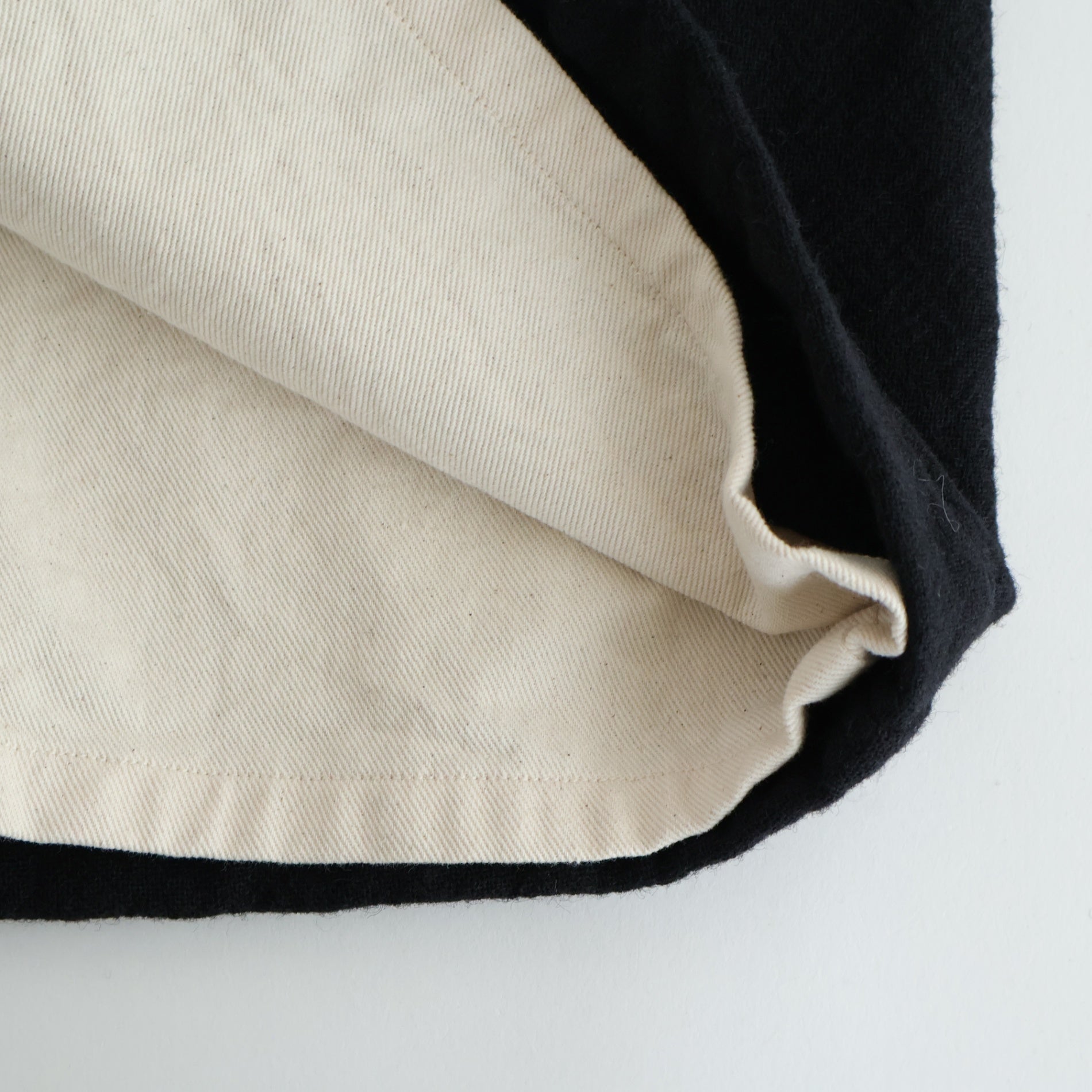 Classic Wool Balmacaan Coat #BlackNavy [BHS25F009]