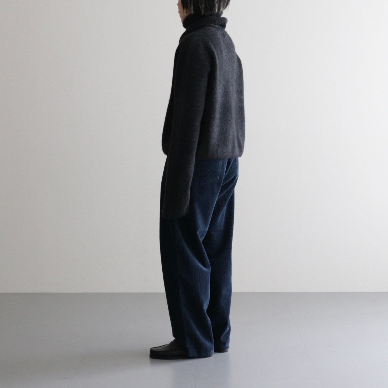 CASHMERE FOX UNIQUE TURTLE #CHARCOAL [BN-25FL-042]