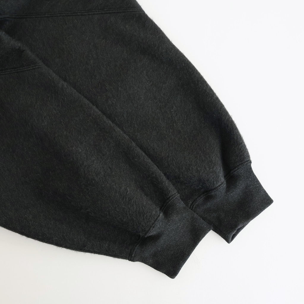 Pe/Silk Fleece Track Jacket #HeatherBlack [BHS24F029F25]
