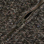 British Wool Half Zip Knit Made by macalastair #Light Graphite×Gritstone [6033-1301]