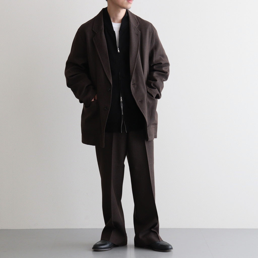Rough&Smooth Thermal Blouson #Black [bROOTS26F14]