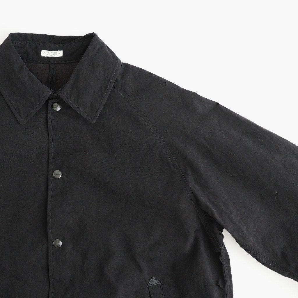 WAXED CLOTH FIELD COACH JACKET #INK BLACK [PMAW-OT04]