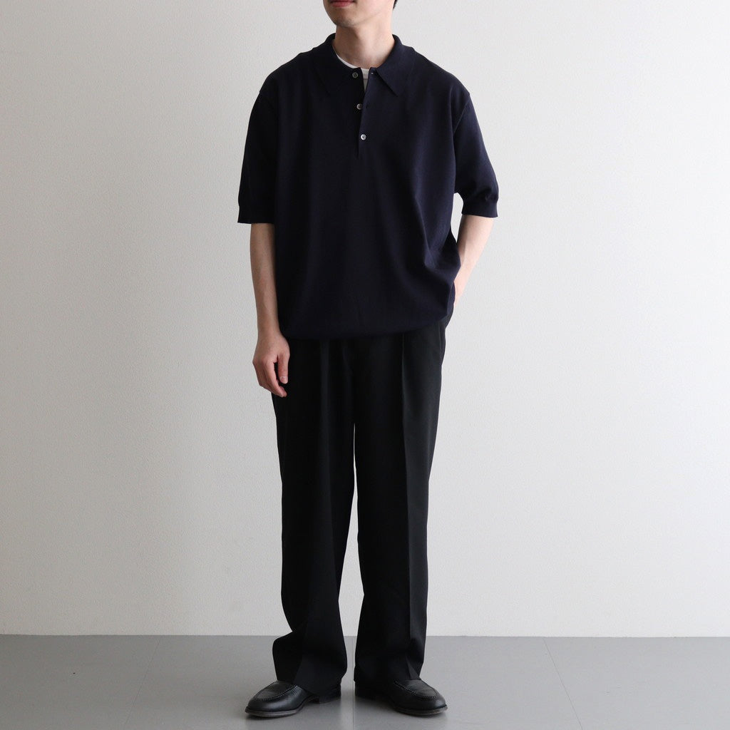 THE SEAISLAND COTTON POLO S/S #NAVY [BN-25SM-057]