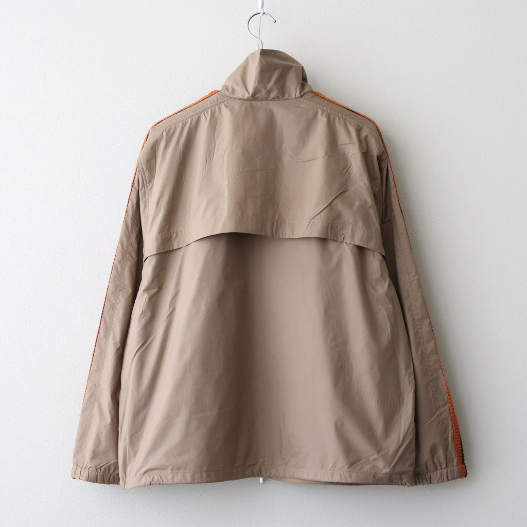 TRACK JACKET POLYESTER #BEIGE [DNA25B03-A]