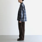 Flannel PALAKA Check Shirt #Navy [S25FG016]