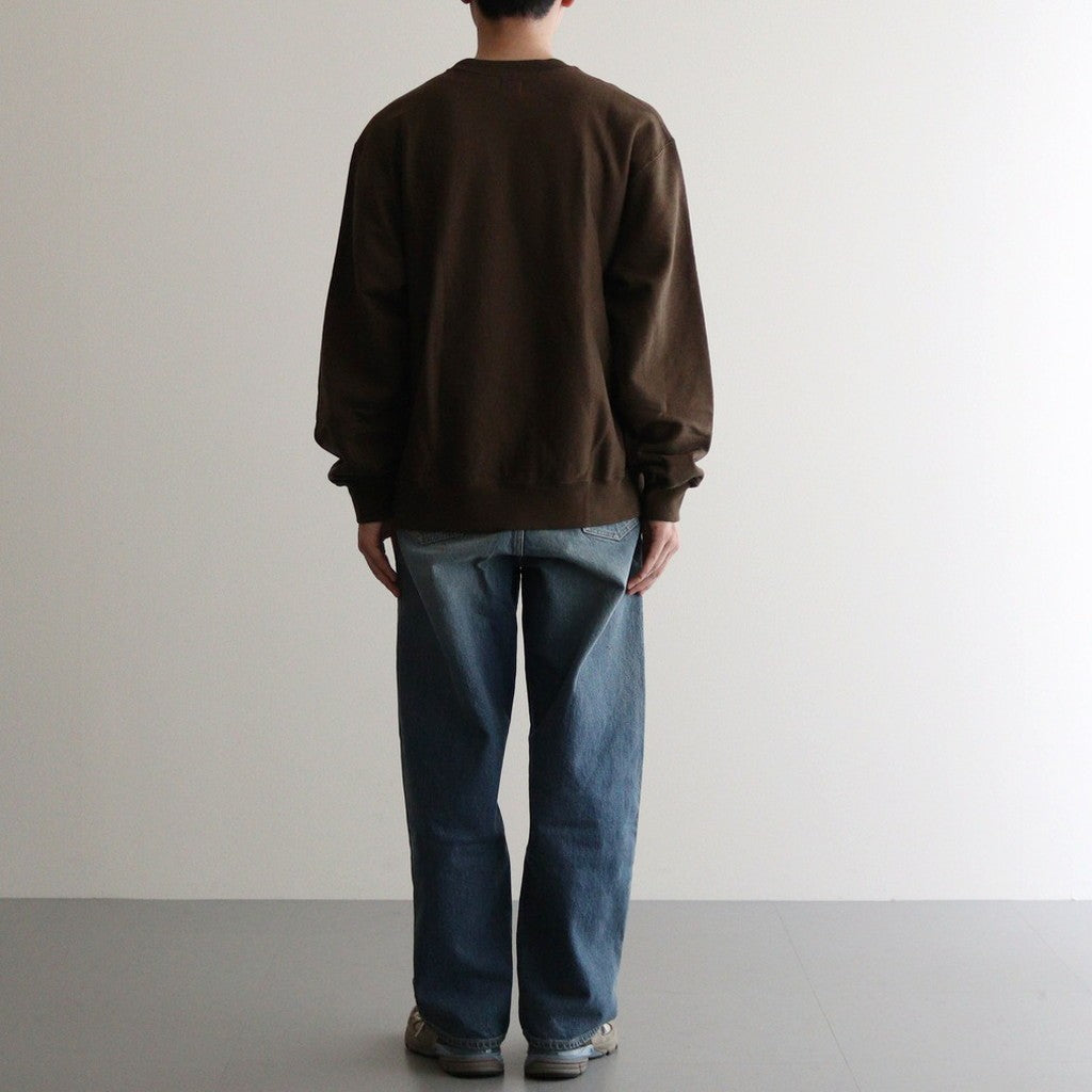 Soft&Hard Sweat Crew-Neck P/O #KhakiBrown [bROOTS24F21]