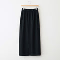 Cotton Linen Poly Pencel Skirt #Black [NEP-SS2632]
