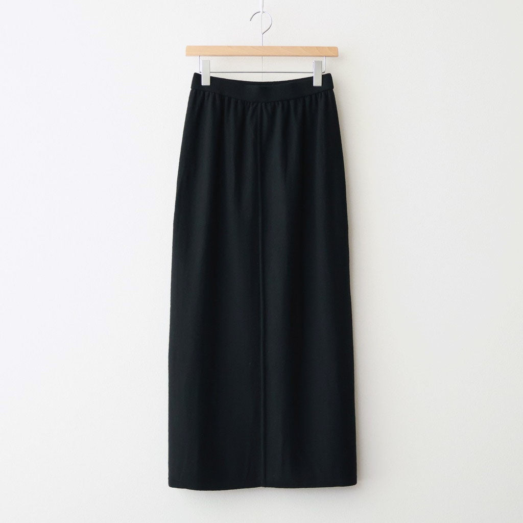 Cotton Linen Poly Pencel Skirt #Black [NEP-SS2632]