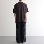 NORMANDY LINEN T-SHIRT #DARK BROWN [BN-25SM-066]