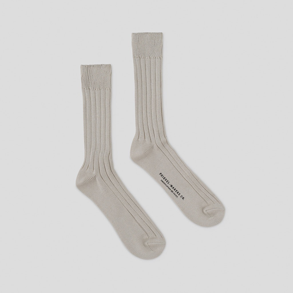 GENT’S SOCKS #ECRU [PM-ACPP06]