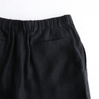 WIDE CYLINDER FIT EASY PANTS #BLACK [M26B01PT01C]