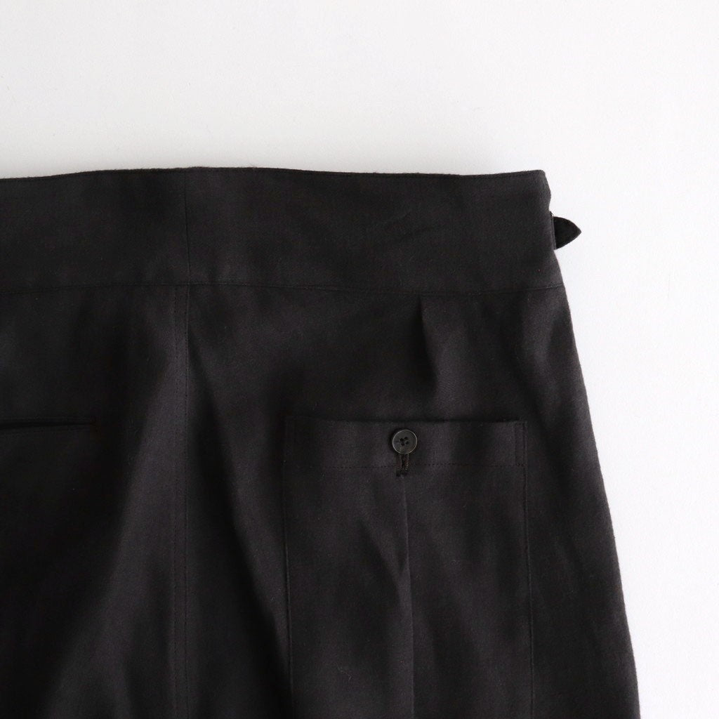 SIDE BUCKLE GURKHA TROUSER #CIGAR [251OJ-PT09]