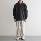 11oz Half Zip Sweatshirt #Charcoal [N25SH010]