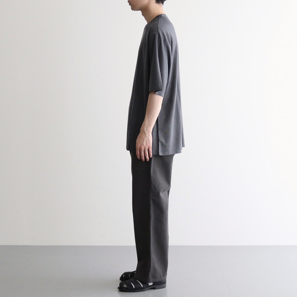 CREW NECK TEE #M.GRAY [M25B02CS01B]