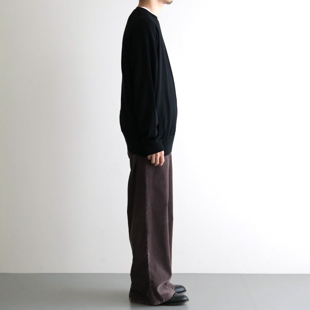Wool Crewneck #BLACK [NEP-AW2626]