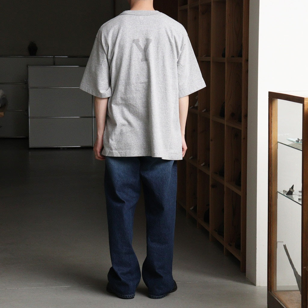 ALE-Y 88/12 Print Tee WIDE #HeatherGrey×Fade/Grey-PT [bROOTS25S36S26A]