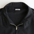 HOPSACK DRIZZLER JACKET #CHARCOAL [PMAT-OT01]