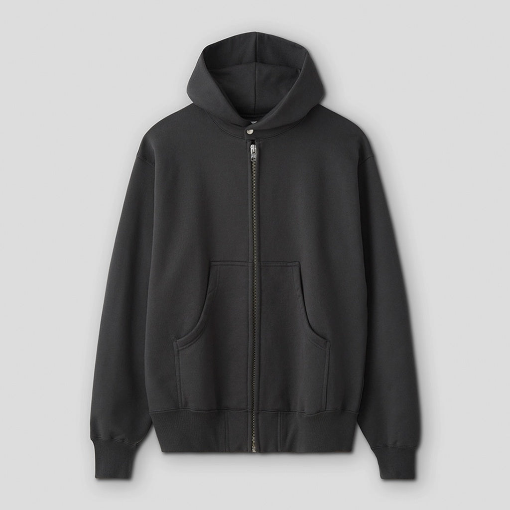 ATHLETIC FULL ZIP HOODIE #CARBON [PMAS-CL07]