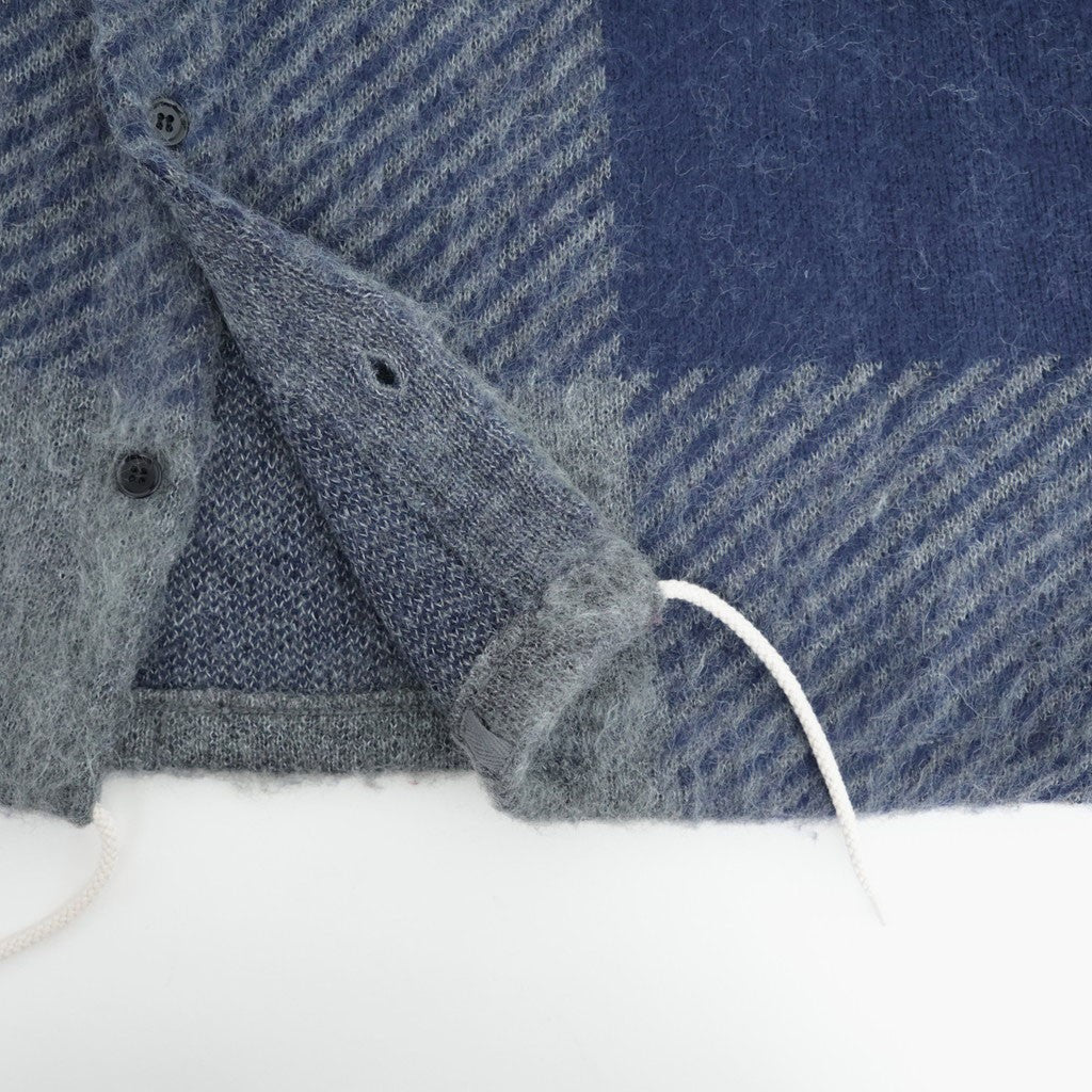 OOAL Mohair Hooded Jacket #Blue [S26FA031]