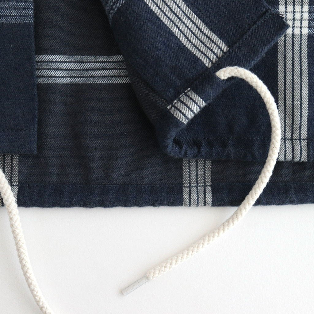 Flannel PALAKA Check Shirt #Navy [S25FG016]