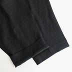 CLASSIC FIT TWO TUCK EASY TROUSERS #BLACK [A25B05PT01C]