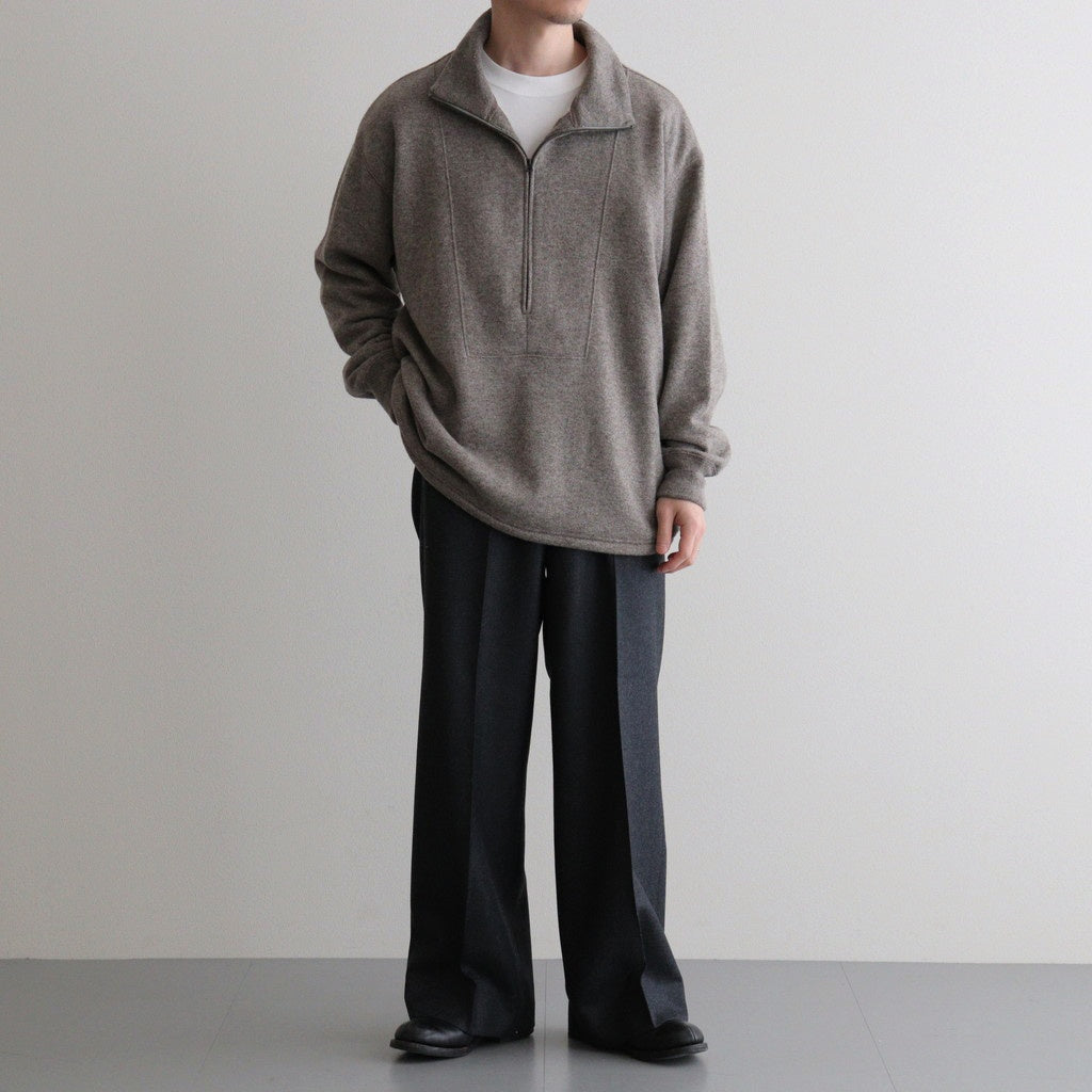 Yak Half Zip Sweat Shirt #Beige [NEP-AW2533M]