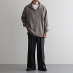 Yak Half Zip Sweat Shirt #Beige [NEP-AW2533M]