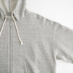 AFTER HOODIE ZIP UP SWEAT #TOP GRAY [26W-BIS-CS51]