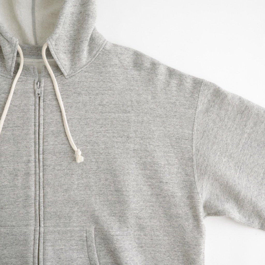 AFTER HOODIE ZIP UP SWEAT #TOP GRAY [26W-BIS-CS51]