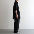 COMFORT FIT S/S SHIRT #BLACK [A25B03SH01B]