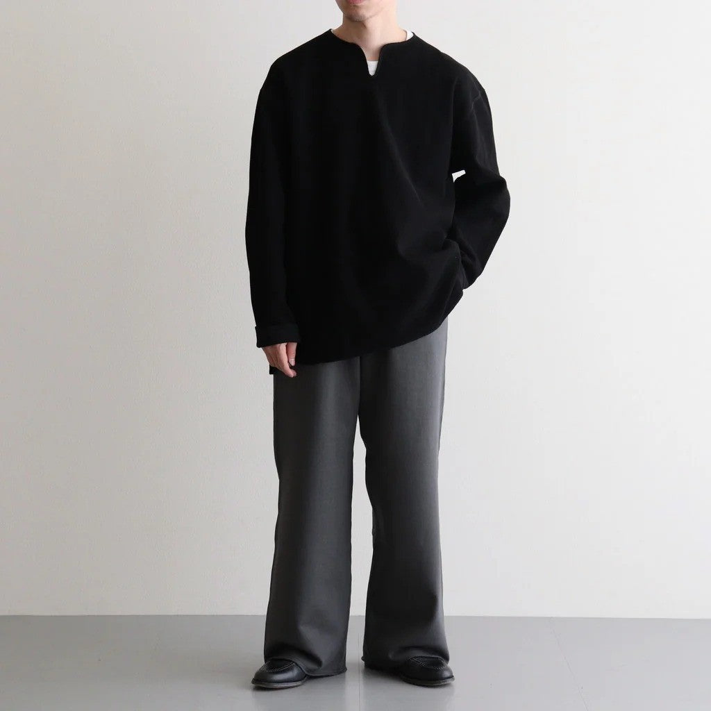 Rough&Smooth Thermal Over-neck L/S #Black [bROOTS24F30F26]