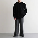 Rough&Smooth Thermal Over-neck L/S #Black [bROOTS24F30F26]