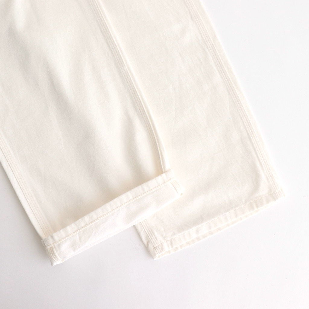 DENIM PAINTER TROUSERS #OFF WHITE [PMAT-PT09]