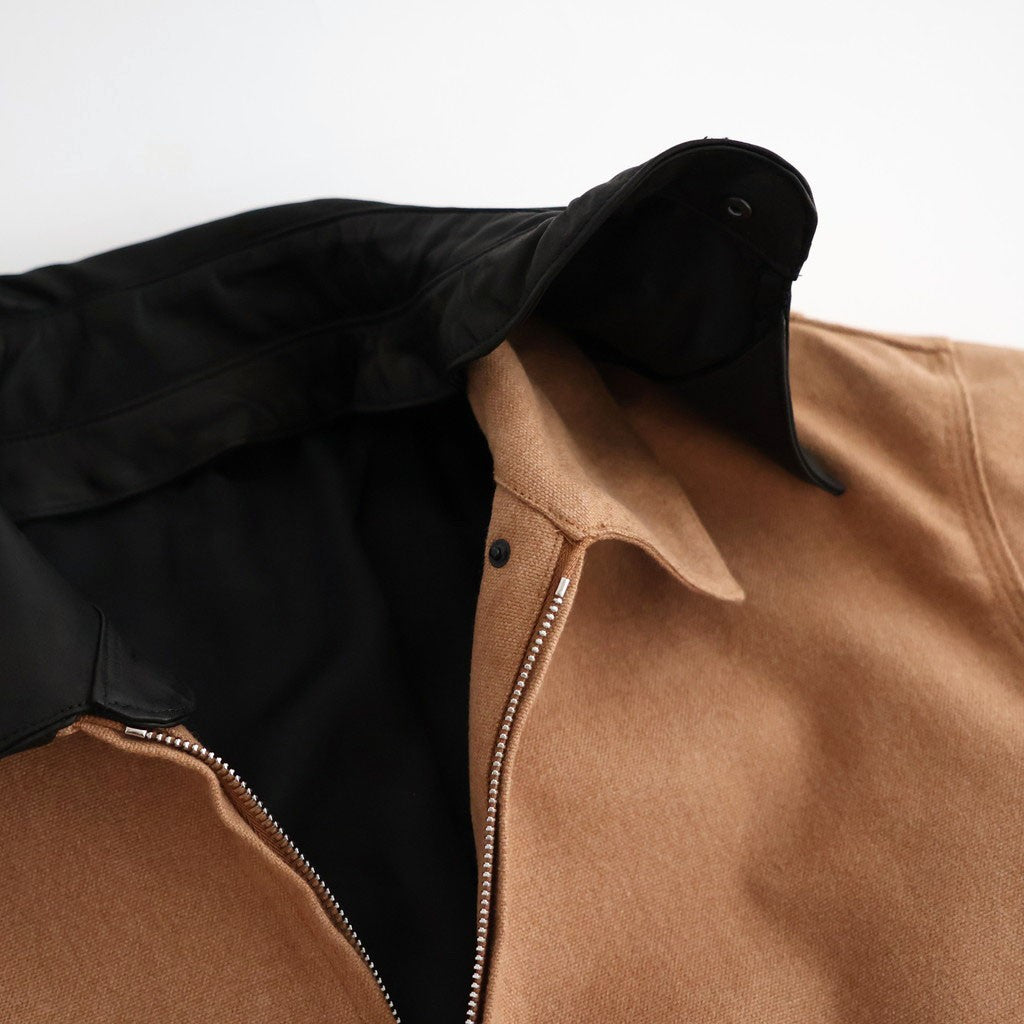 WORKER JACKET #NATURAL BROWN [A26C08BL02C]