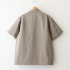 SILK NEP CLOTH SOUVENIR SHIRTS (Short-sleeve) #CELADON [251OJ-SH14]