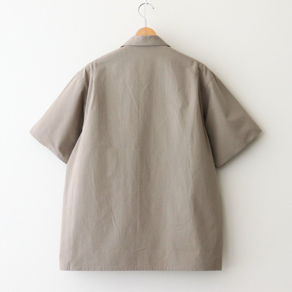 SILK NEP CLOTH SOUVENIR SHIRTS (Short-sleeve) #CELADON [251OJ-SH14]