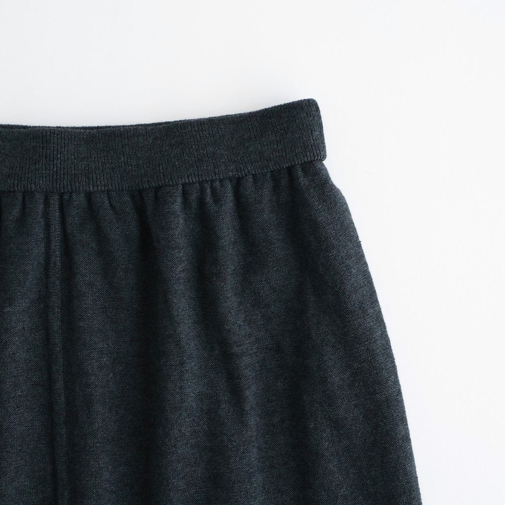 Cotton Linen Poly Pencel Skirt #Charcoal [NEP-SS2632]