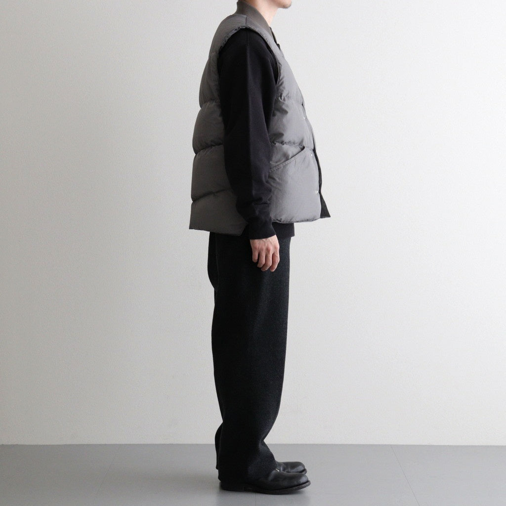 MOUNTAINEER DOWN VEST #D.GRAY [PMAU-VT01]
