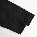 DOUBLE BREASTED HALF COAT #BLACK [SH-60-C-NUBCK-3]