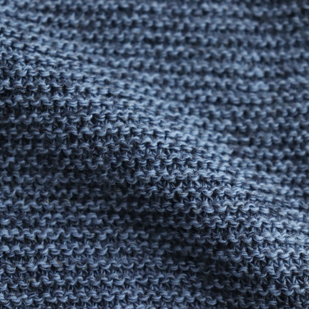 Co/Li Garter Stitch Cardigan #BLUE [NEP-SS2534M]
