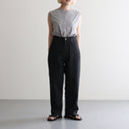 Ni Organic Cotton Denim 5Poket #Black [NEP-SS2607]
