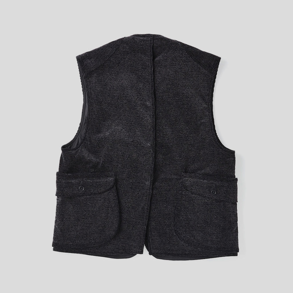 PRINTED CORDS GAME-KEEPER VEST #MARINE BLACK [242OJ-VT03]