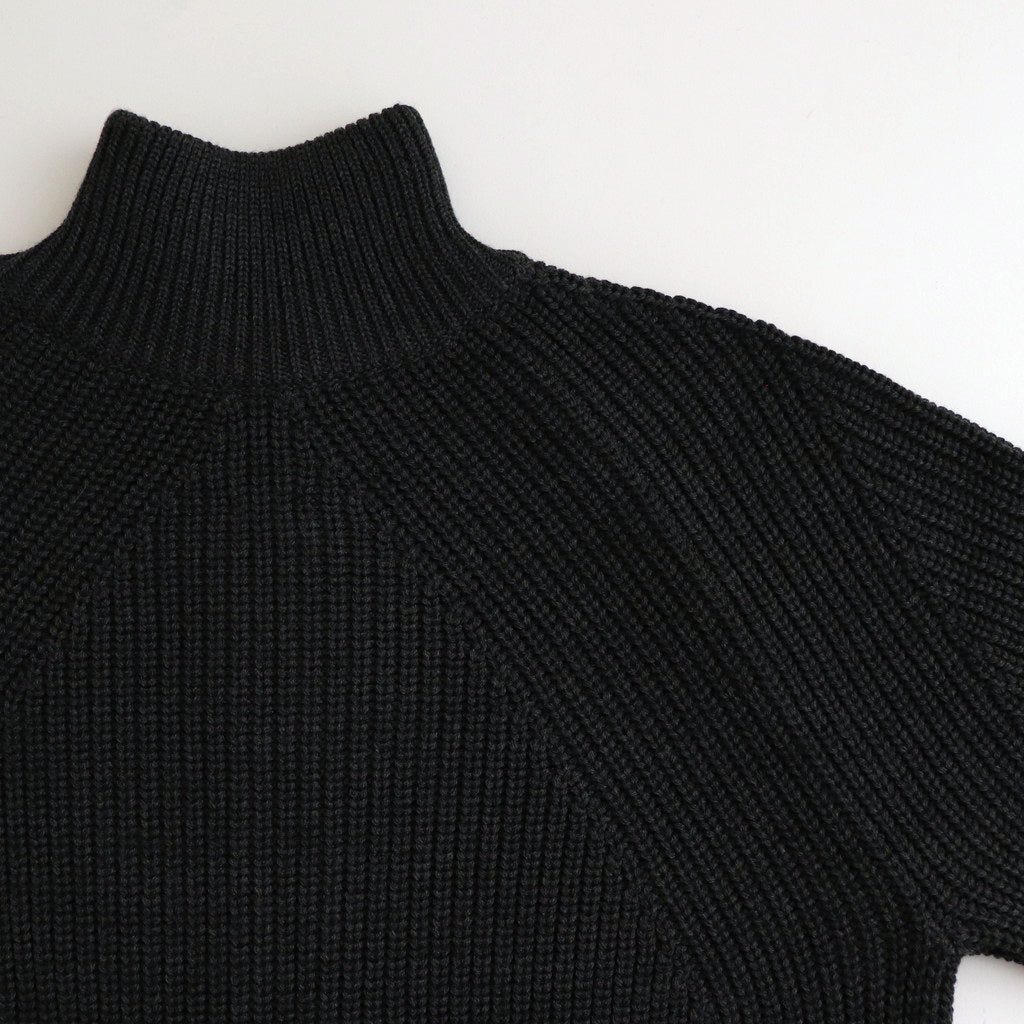 SIGNATURE DRIVERS KNIT #CHARCOAL [BN-24FM-039]