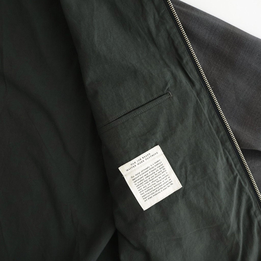 PLEATED-POCKET RICKY JACKET #PEWTER PLAID [261OJ-JK07]