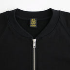 HIGH BULKY JUMBERCA URAKE ZIP UP BLOUSON #BLACK [BN-26FM-043]