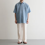 CAMP COLLAR MARINE SHIRTS #INDIGO [251OJ-SH11]
