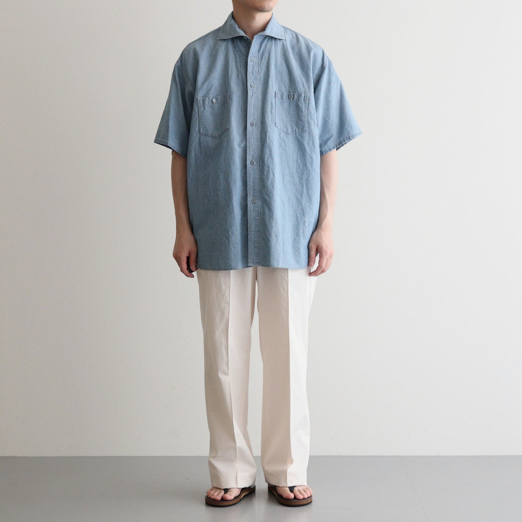 CAMP COLLAR MARINE SHIRTS #INDIGO [251OJ-SH11]