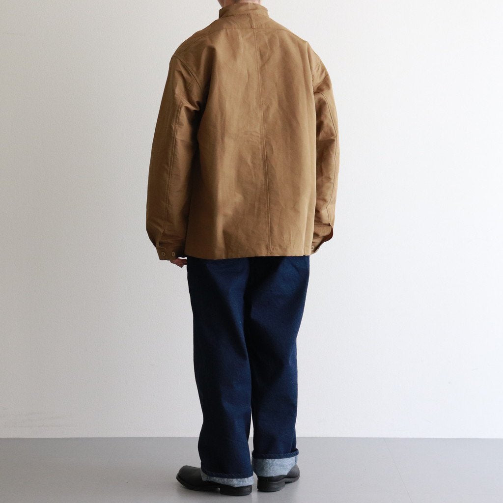 C/L STAND COLLAR JACKET #TOBACCO [PMAN-SJ01]