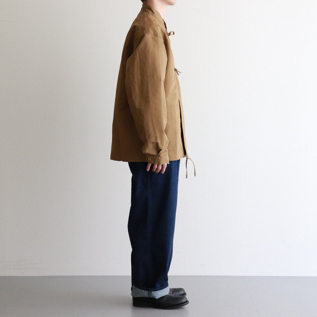 C/L STAND COLLAR JACKET #TOBACCO [PMAN-SJ01]