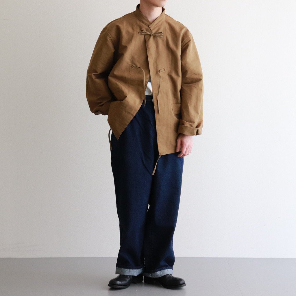 C/L STAND COLLAR JACKET #TOBACCO [PMAN-SJ01]